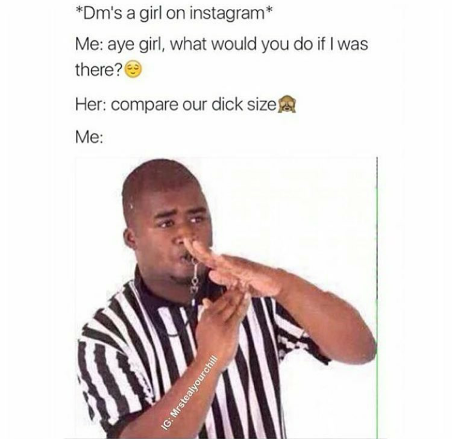 Whoa whoa she doing a foul, timeout!