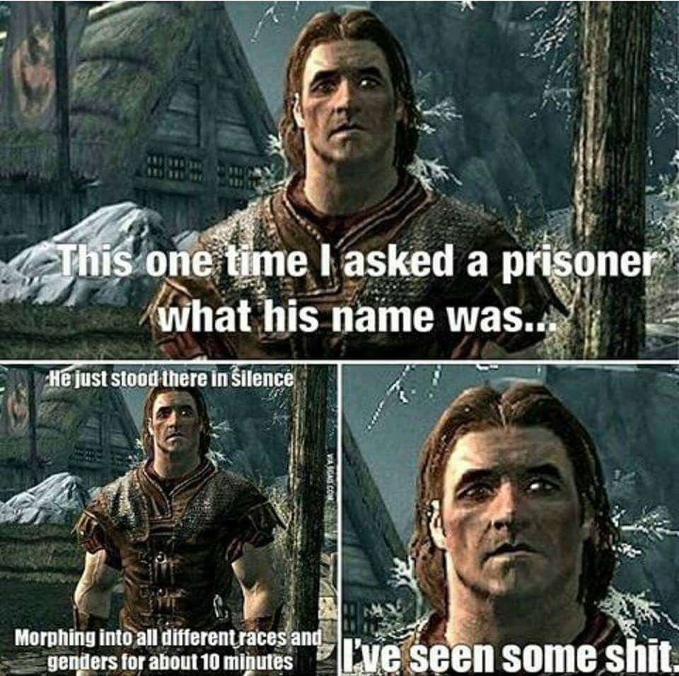 You there. Step forward. What's your name?