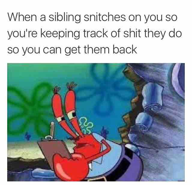 can't even trust your own family