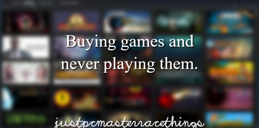 We are all guilty of this.