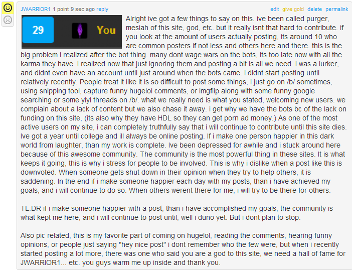 A word to the community, look at the bottom if you dont wanna read it all theres a TL:DR