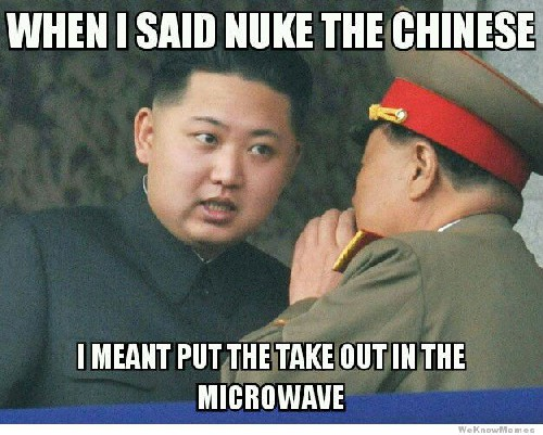 Kim Jong misUNderstanding