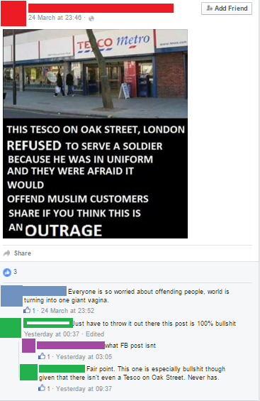 Next time, at least check your facts