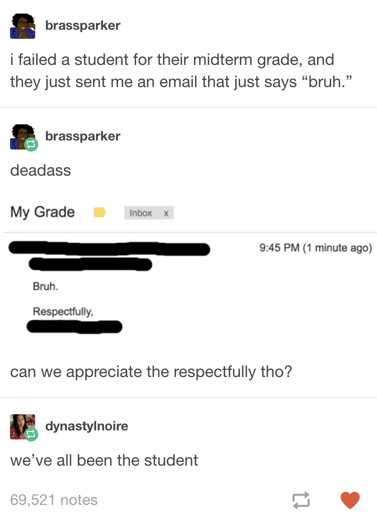 A lot of people wouldn't be so respectful