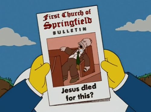 Jesus died for this?