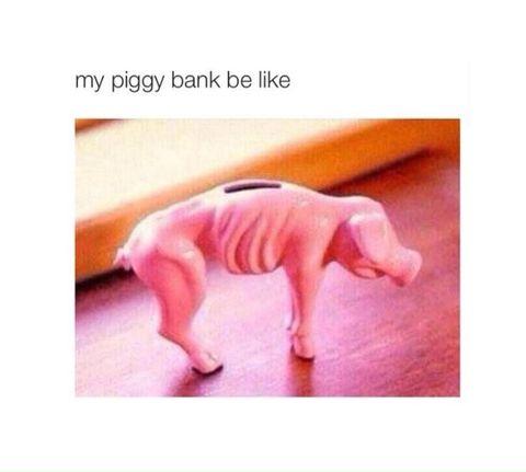 When you're broke af