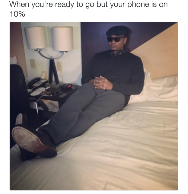 Gotta get charged up first