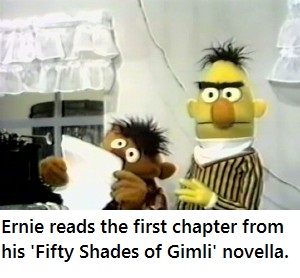 Ernie performs a dramatic reading of his Lord of the Rings fanfiction
