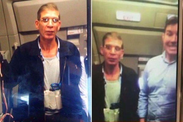 Dude asks highjacker for selfie during today's egyptair plane highjack