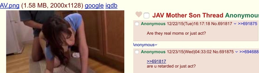 /b/ asks about porn
