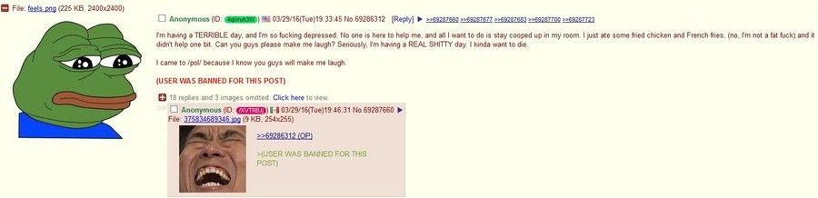 welcome to /pol/, now get the *** out