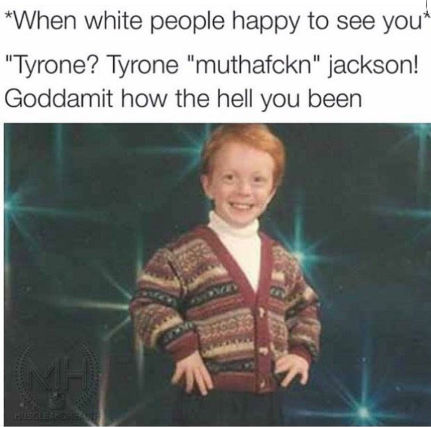 Goddamn white people