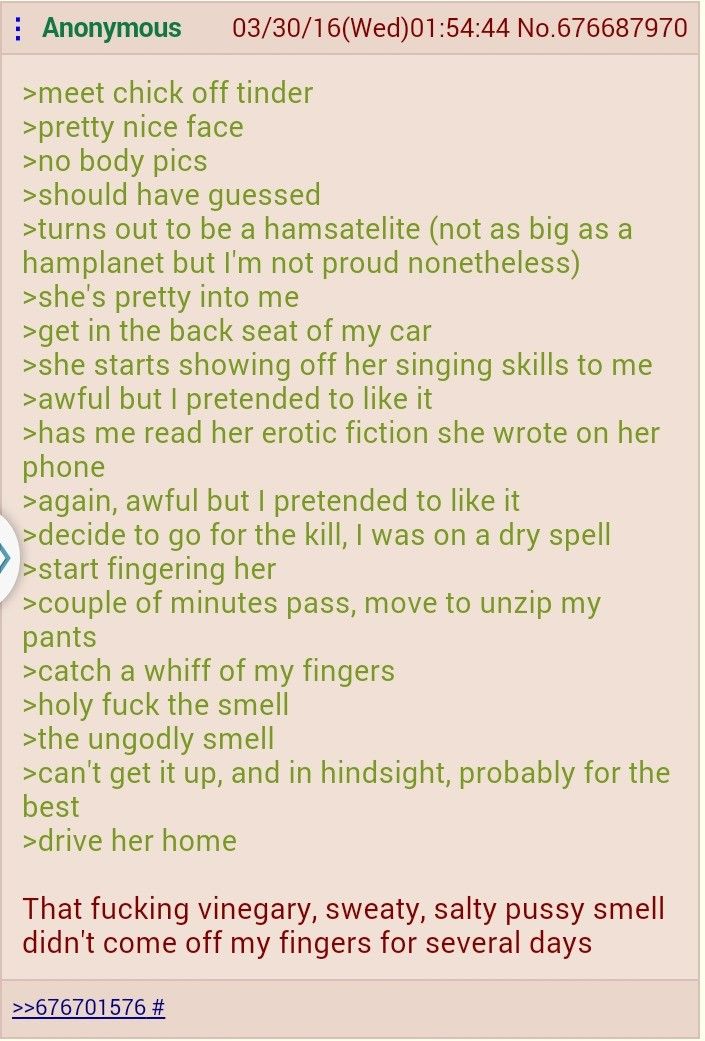 Anon dates a hambeast