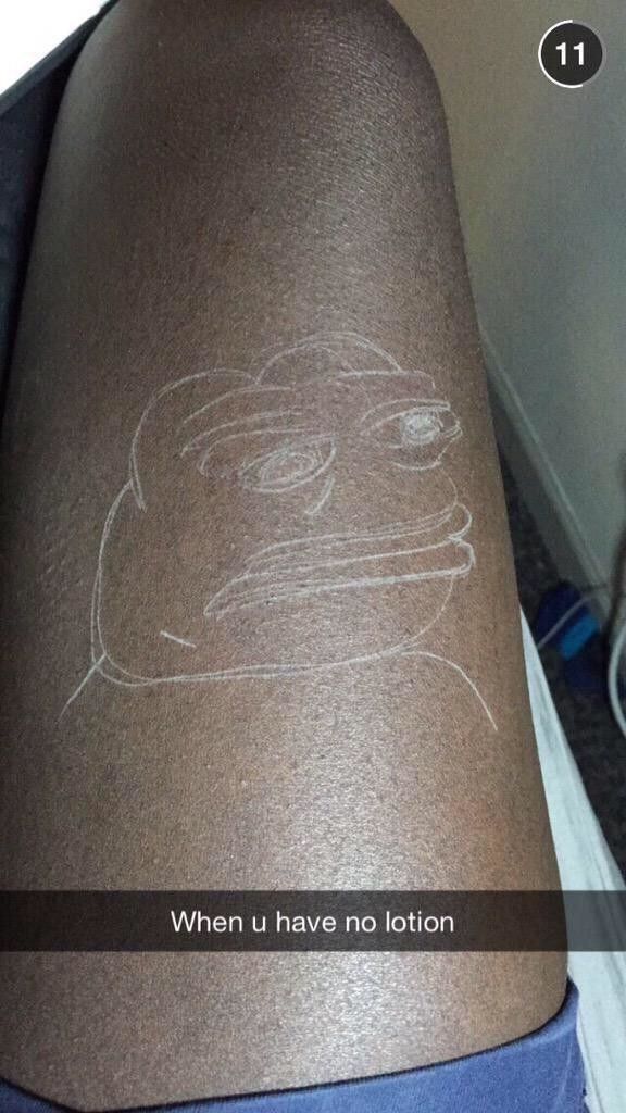 Rare dark skin pepe