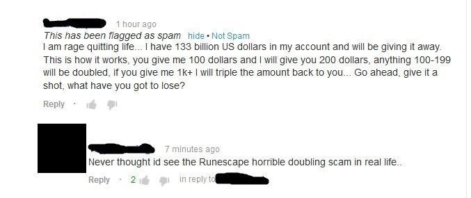 Nigerian youtube anon tries to scam