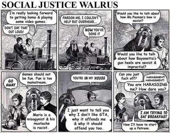 Social justice walrus