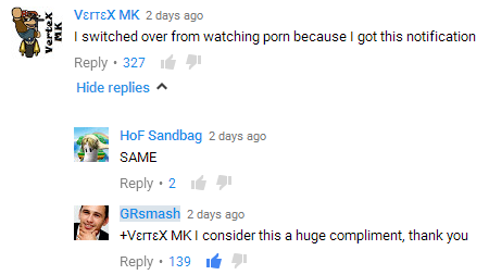 Youtube comments...