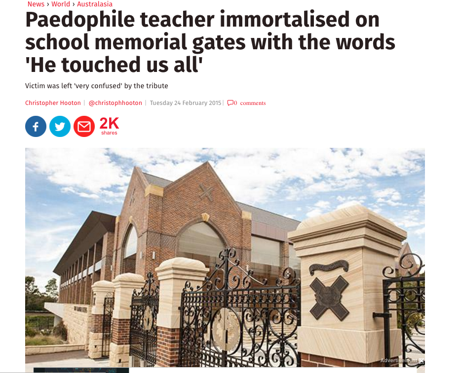 "He touched all our hearts"