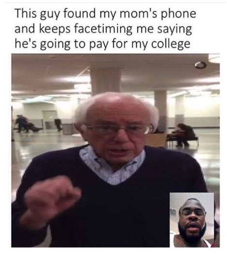 Bernie be the realest thug