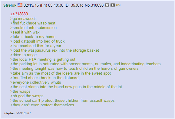 anon weaponizes wasp