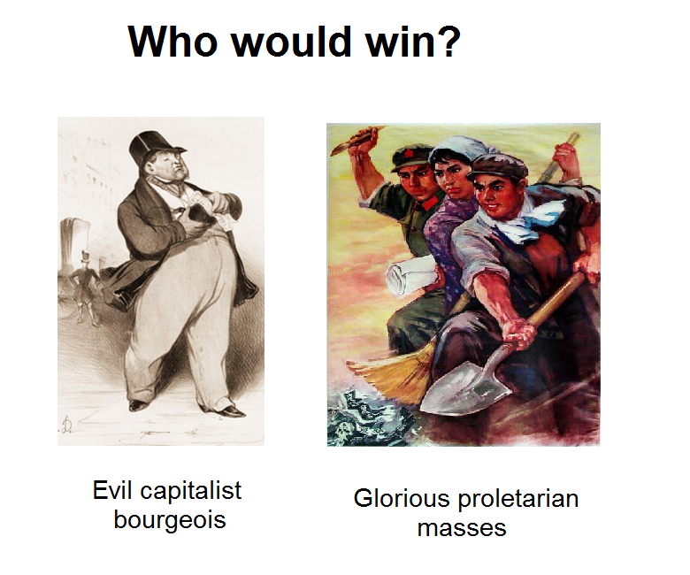 Proletarian masses used seize the means of production
