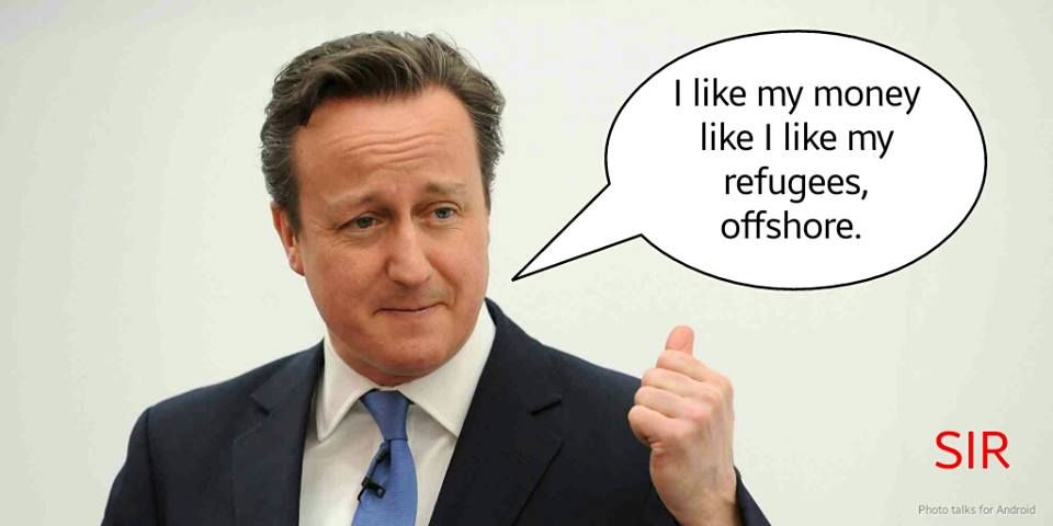 David Cameron, the Prime Minister of the UK everyone!
