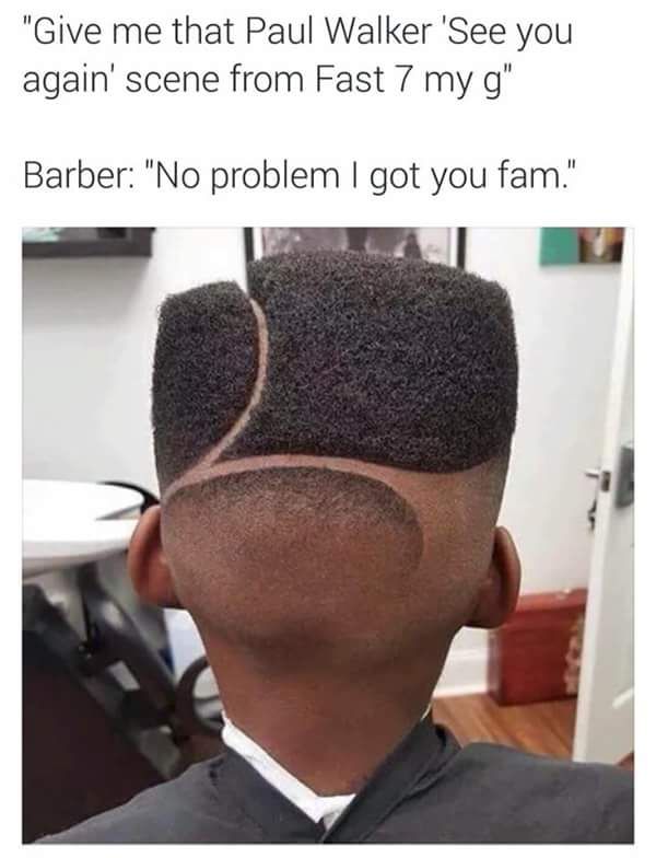 New haircut
