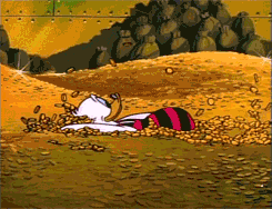 WhiteBones' reaction when his spooky collection is finally collecting sick karma