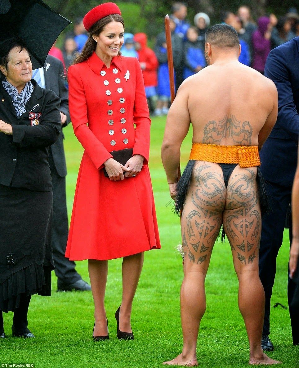 When you're the wife of a British Prince, but you wouldn't mind a feisty Maori native.