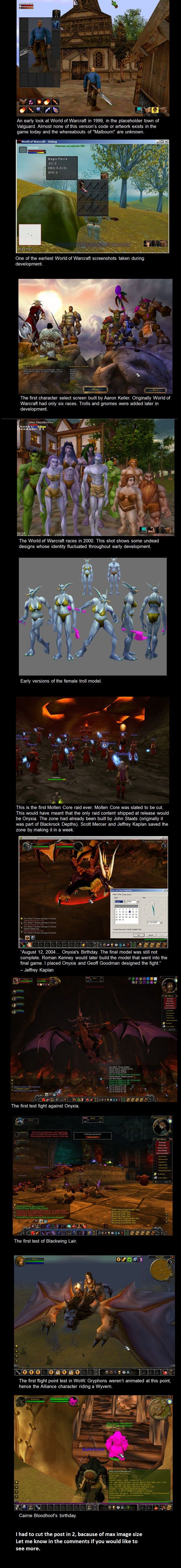 Early days of WoW