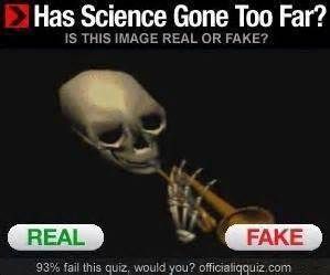 Real obviously, the calcium proves it