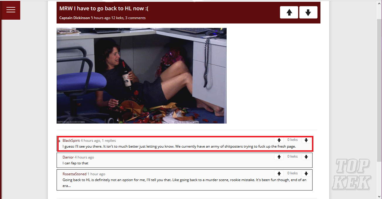 Oldfags thinking it's funny to shitpost because their own site is dying.