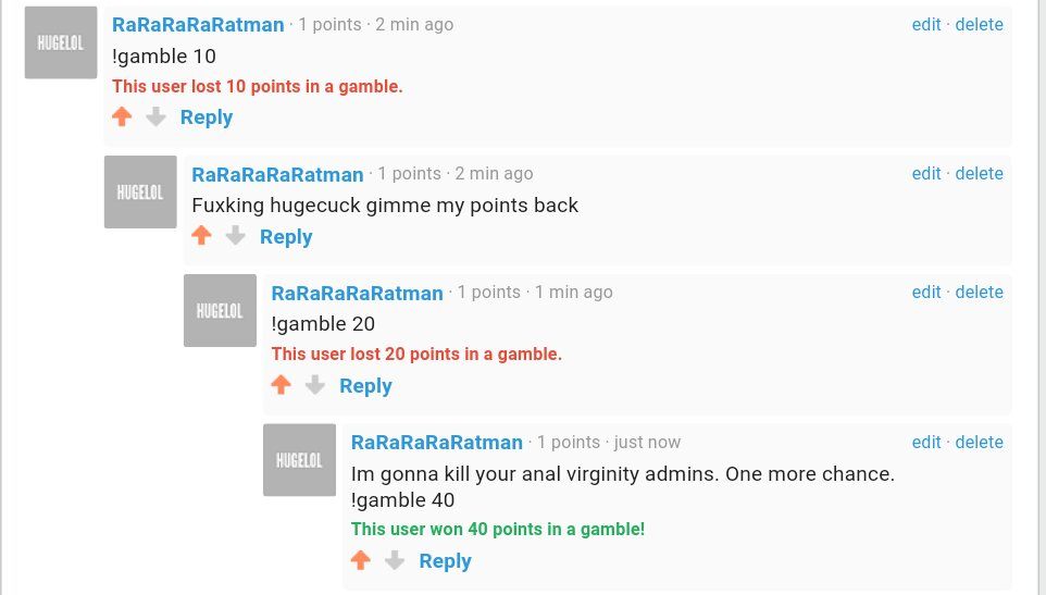 I win. Admins confirmed for liking their an*l virginity the way it is.