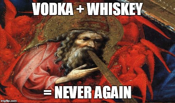 Next up, Red Wine + Vodka