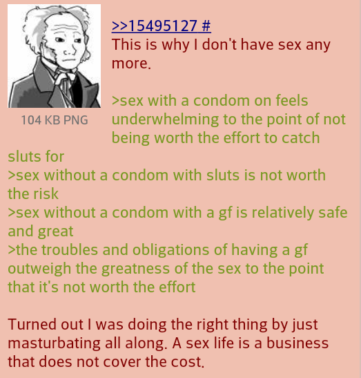 /b/ on why you shouldn't have sex