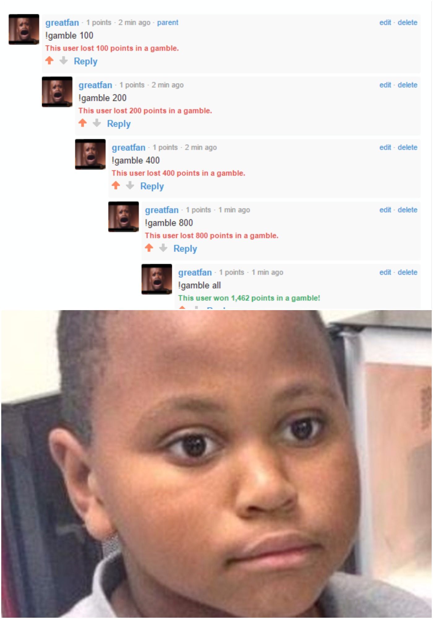 K then