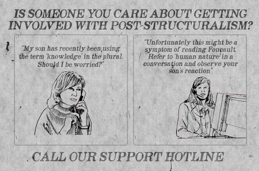 Post-structuralism is a gateway to deconstructionism