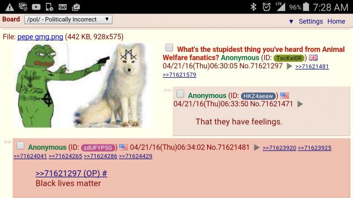 4chan being 4chan