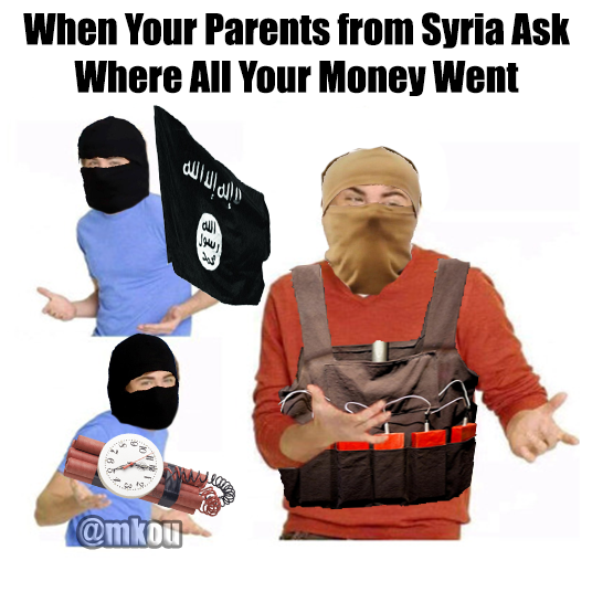 When Your Parents from Syria Ask Where All Your Money Went