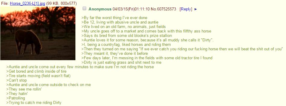 Anon on the farm