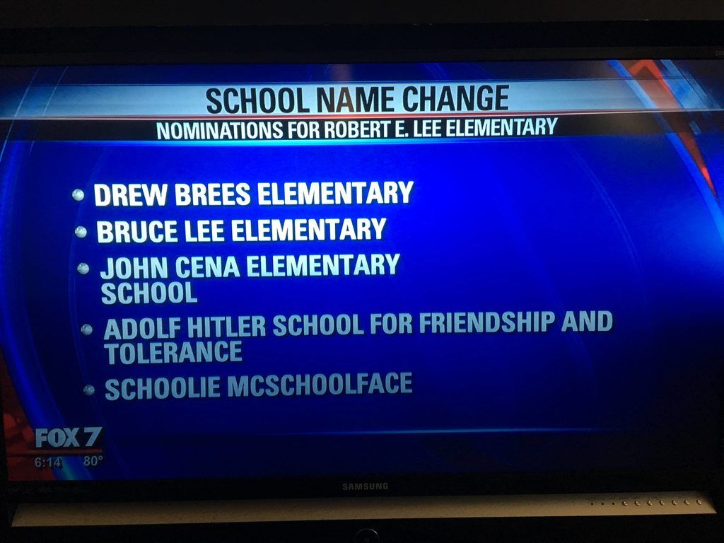 Local school is taking submissions for their name change