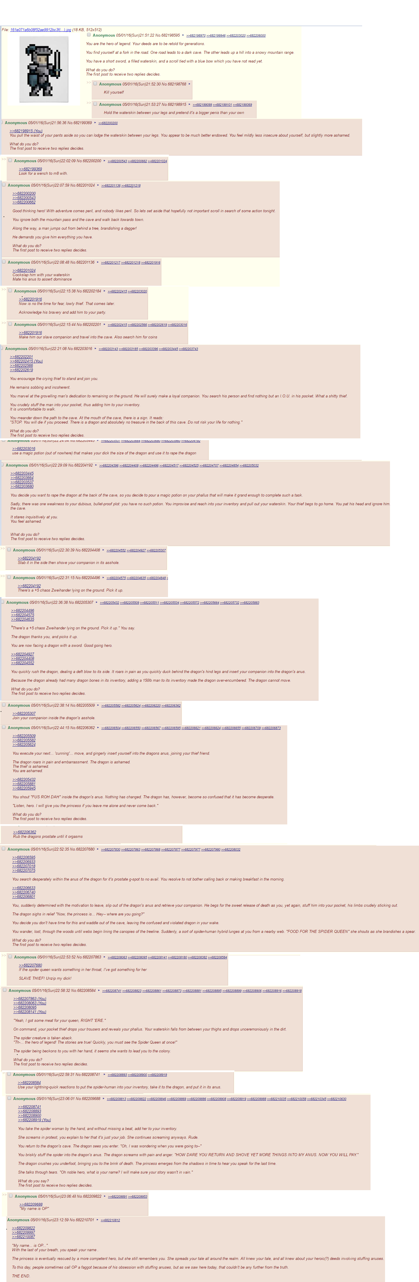 Settle around anons, I have a tale for you: The legend of how OP became known as a F A G