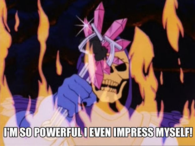 When every Skeletor post reaches front