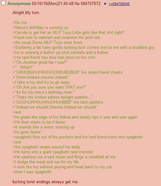 Anon gets mistaken for a mlp fan