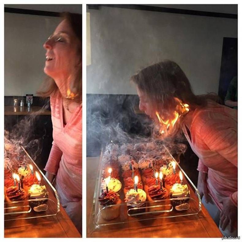 This girls is on fire.