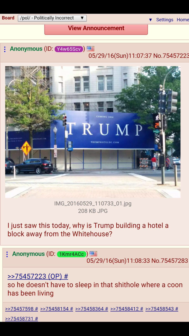 Make the White House white again