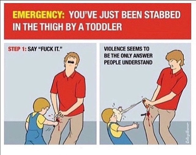 Violence is always the answer!