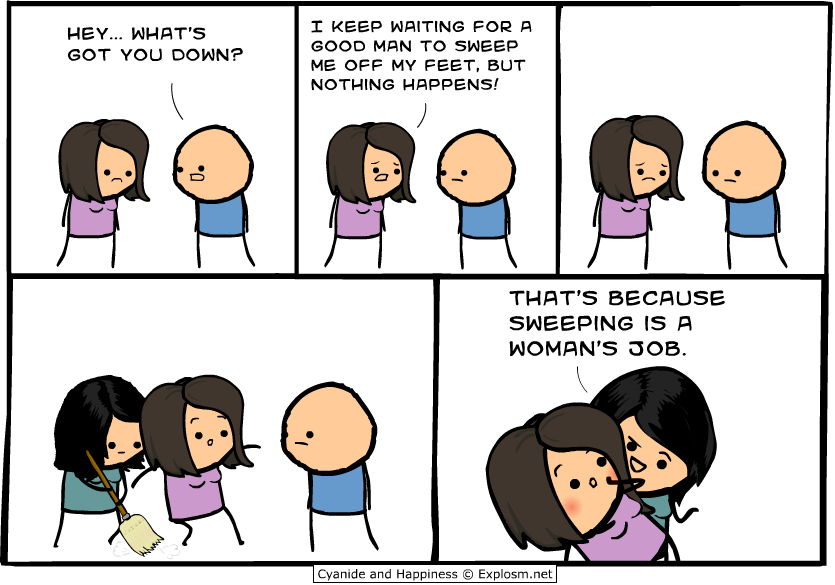 And thats how lesbianism was invented