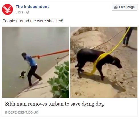 Wow, that's Sikh man.