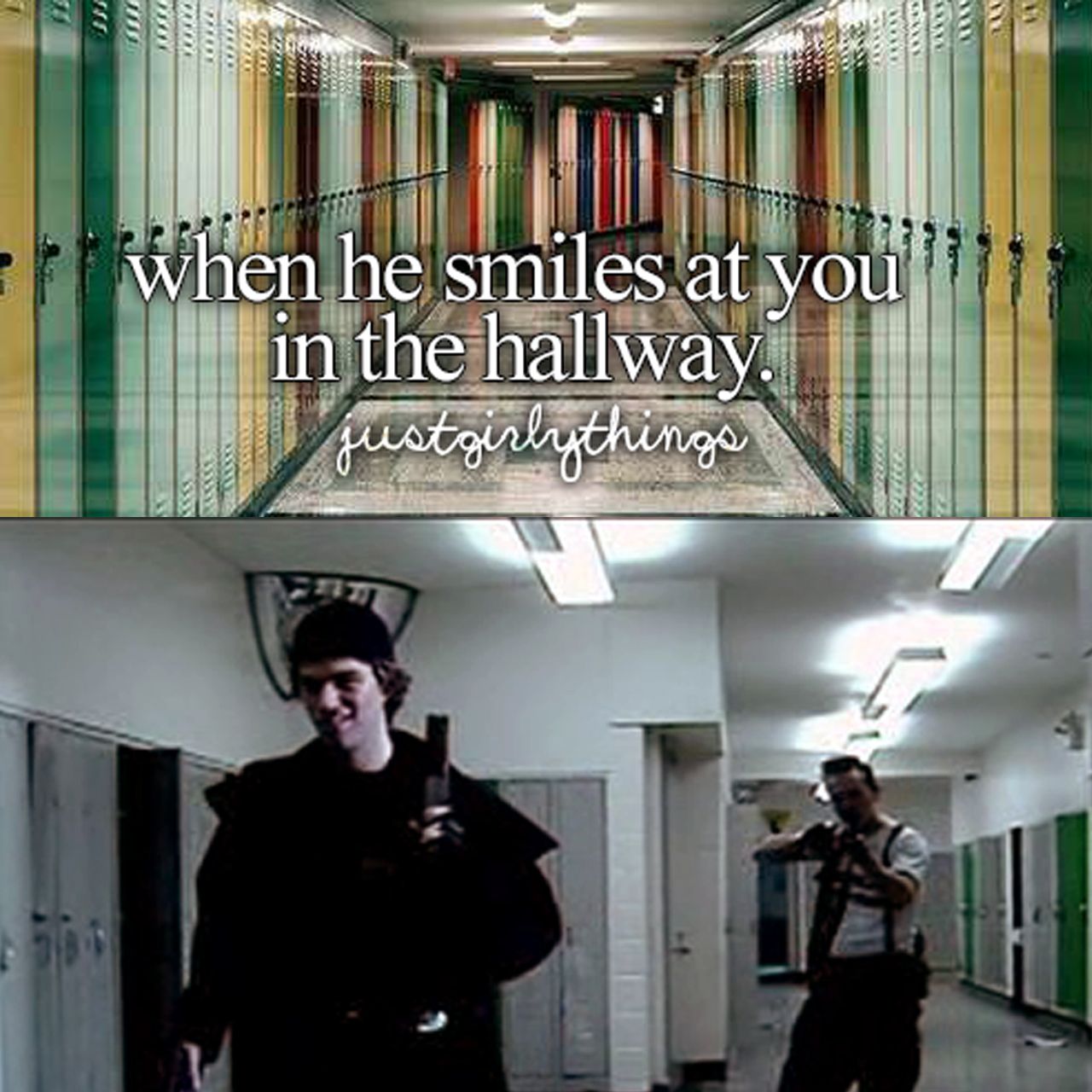 When he gives you the looks..